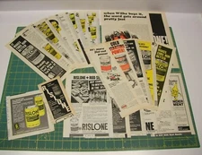 1967-1987 Rislone Magazine 23 Ad Lot The Shaler Company Engine Oil Gas Treatment