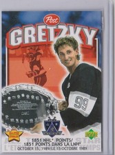 1999 POST CEREAL WAYNE GRETZKY CARD -- NEVER OPENED!