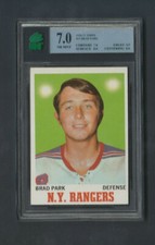 1970-71 Topps Rookie Card # 67 Brad Park MNT 7 NR-MT