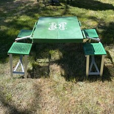 Carlsberg Beer Plastic Folding Camping/Picnic Outdoor Table & Chair Set Mancave