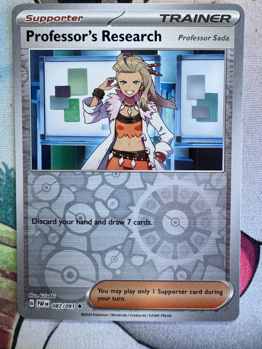 Professor's Research Reverse Holo Pokemon TCG BKS541 | eBay