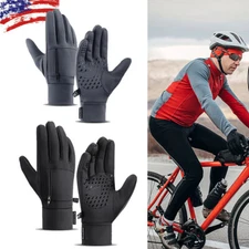 Women Mens Winter Gloves Thermal Warm Waterproof Ski Driving Mitten With Pocket