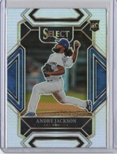 2022 Panini Select Andre Jackson Diamond Level Holo Prizm Rookie RC - Dodgers