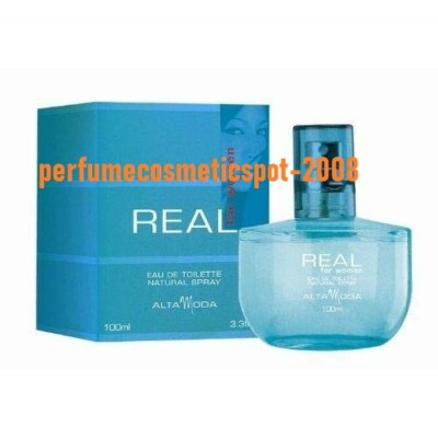 NIB REAL POUR FEMME ALTA MODA FOR WOMEN 3.3 OZ / 100 ML EAU DE TOILETTE SPRAY
