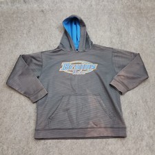 UCLA Bruins Sweater Boys Large Gray Blue Outdoors College Football Hooded Kids