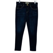 Democracy Women's AB Technology Skinny Jeans Size 6 Mid Rise Dark Wash