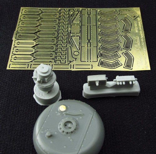 Detalles metálicos MDR4820 - 1/48 - AH-64 Apache. Piezas de resina y PE de radar LongBow - Imagen 5 de 10