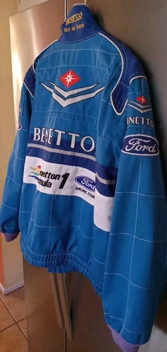MICHAEL SCHUMACHER BENETTON FORD F1 SPARCO RACE JACKET MEDIUM PREOWNED 1994 - Picture 4 of 8