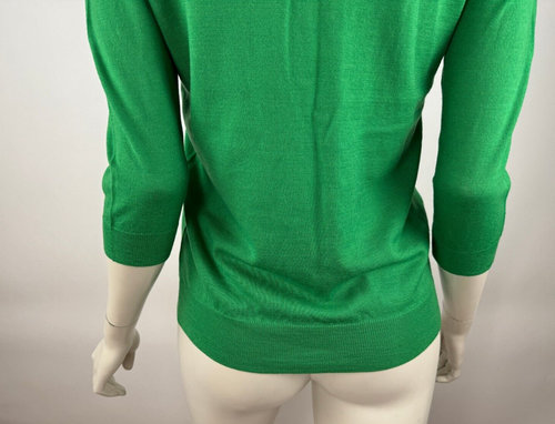 J Crew Merino Wool 3/4 Sleeve Sweater Women XS NWT Lightweight Pullover 46725 - Picture 10 of 12