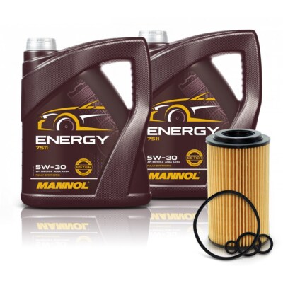 ÖLFILTER + 10l 5W-30 MOTORÖL FÜR MERCEDES C E-KLASSE W210 W211 SPRINTER CDI