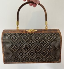 Garn Lipao Korbtasche Handtasche Retro Vintag...
