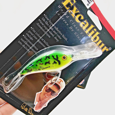 Vtg 1997 Excalibur BD5FD Fat Free Shad Fingerling Bill Dance