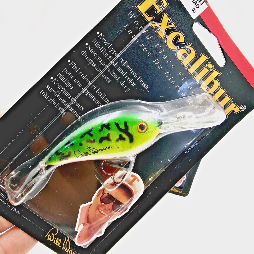 Crankbait Vintage Excalibur Bill Dance – Fat Free Fingerling Medium Runner – DFT