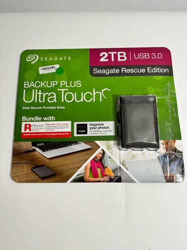 New Seagate Backup Plus Ultra Touch 2TB USB 3.0 Data Secure Portable Drive - Afbeelding 5 van 9