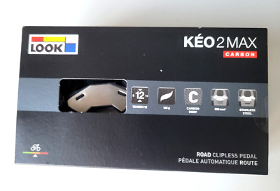 Look Kéo 2 Max Carbon Pedale, NEU und nie montiert - Schwarz