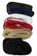 2 pair - Flat narrow 6mm wide long lasting Boot shoelaces strings for Hoodies