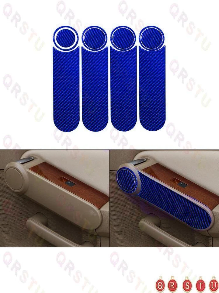 Blue Carbon Fiber Interior Full Set Cover Trim Kit For Ford Explorer 2008-2010 Foto 2 de 4