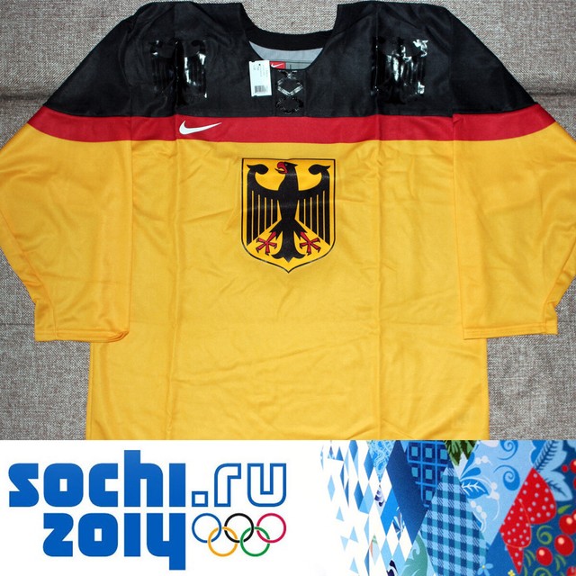 Official Hockey Jersey Germany Olympic Team Sochi Russia 2014 Size S eBay