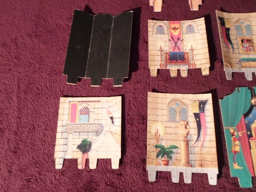 **Parts Only** *Castle Tower Wall* Cardboard Pieces Enchanted Palace Board Game - Picture 7 of 12