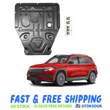 Thick Engine Splash Shield For Benz EQB300 2022-2024 Front Engine Guard Hard