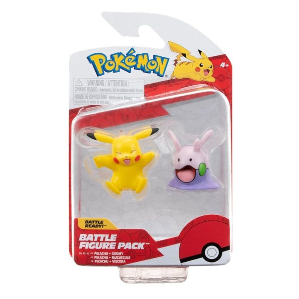 Juego de figuras de batalla Pokémon PKW3007 - Pikachu Viscora - Juego de figuras de batalla oficiales