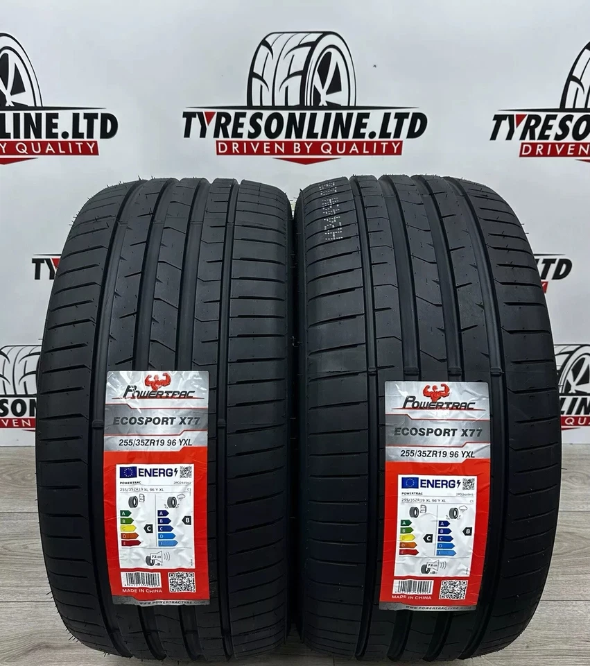 2 X 255 35 19 POWERTRAC ECOSPORT 255/35R19 96Y XL M+S C & B RATED TYRES 2553519 - Image 4 of 4