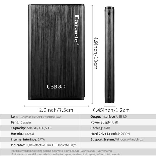 Disque Dur Externe Portable SSD 8 To USB 3.0 Stockage grande capacité Authentic - Photo 5/18