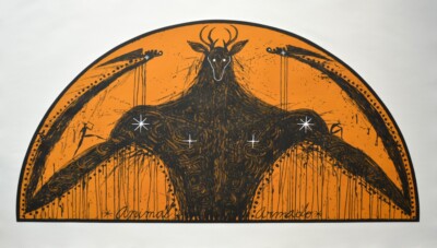 JOSE BEDIA Cuban signed limited edition original art print woodcut n6