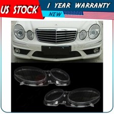 Color : Left WSDSB Car Headlight Cover Shell Headlamp Lenses Left//Right Side Polycarbonate Fit For MERCEDES For BENZ E CLASS W211 E320 E350 2006-2008