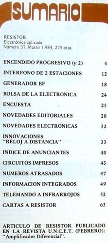 RESISTOR REVISTA DE ELECTRÓNICA APLICADA VER LISTADO NÚMEROS DISPONIBLES Y FOTOS - Imagen 8 de 24