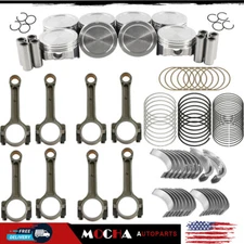 Pistons w/ Rings Connecting Rod Set Fits1999-2007 Chevrolet GM 5.3L LS LS2 LS3