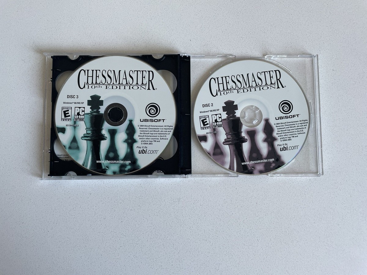 Chessmaster 10th Edition Teacher Mentor Ultimate Opponent PC 3 Disc Set  ML200