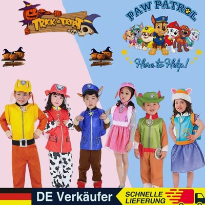 2025 Karneval Fasching Paw Patrol Cosplay Kinderkostüm Helfer vier Pfoten HOT