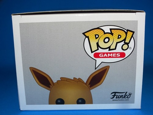 FUNKO POP! FLOCKED Eevee Pokemon #577 2020 Wonderous Convention Limited Edition - Foto 5 di 6