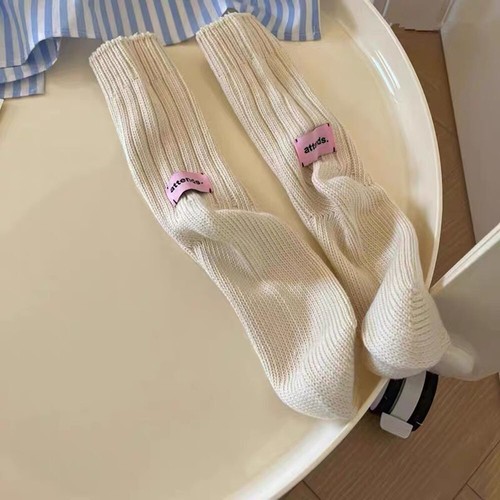 Homewear-Fußsocken Mittelrohrsocken Gestrickte Strümpfe Modisch Und Passend < - Bild 11 von 17
