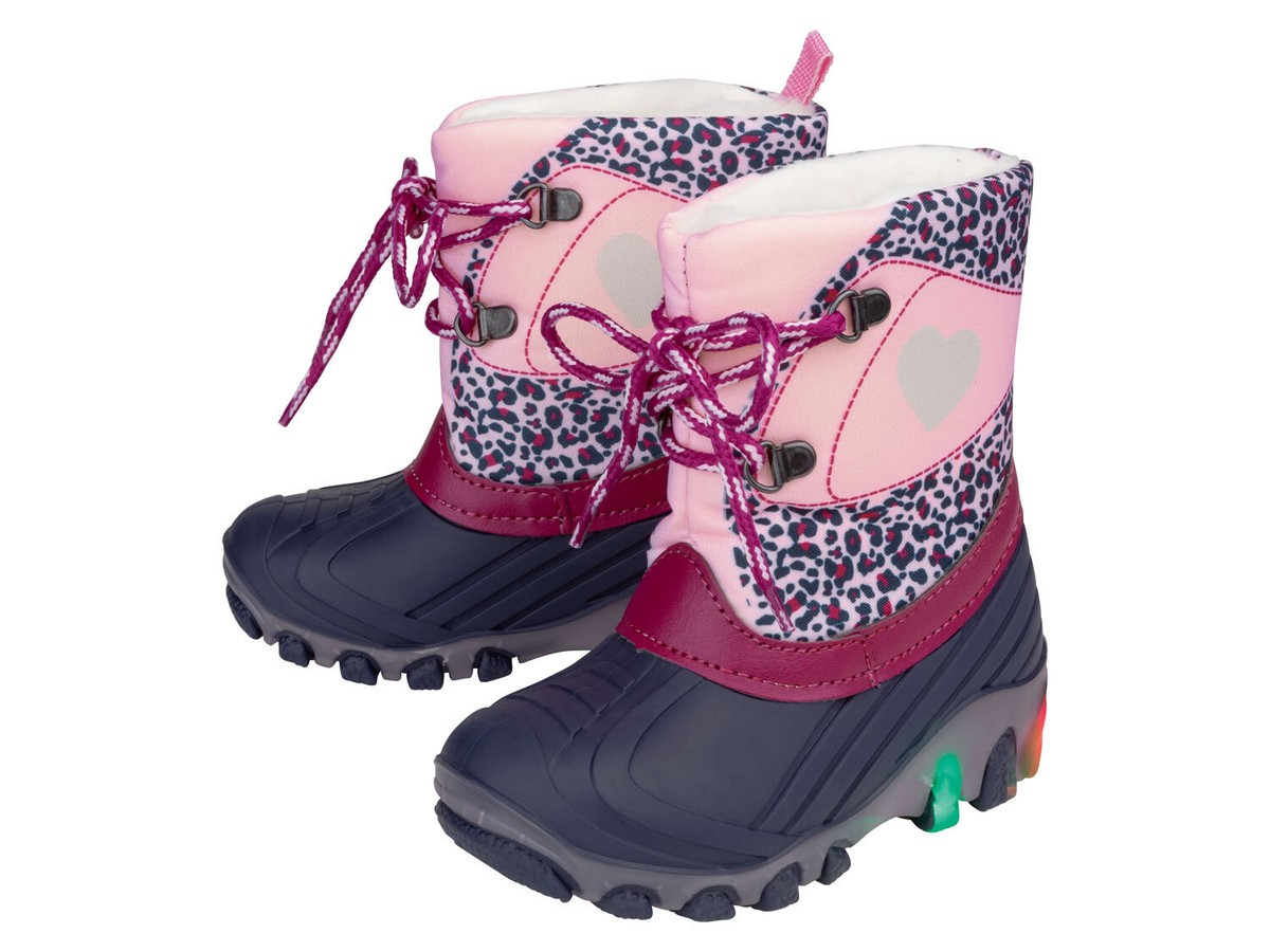 Mädchen LED Winterstiefel Kinderstiefel Schuhe Winterschuhe Boots