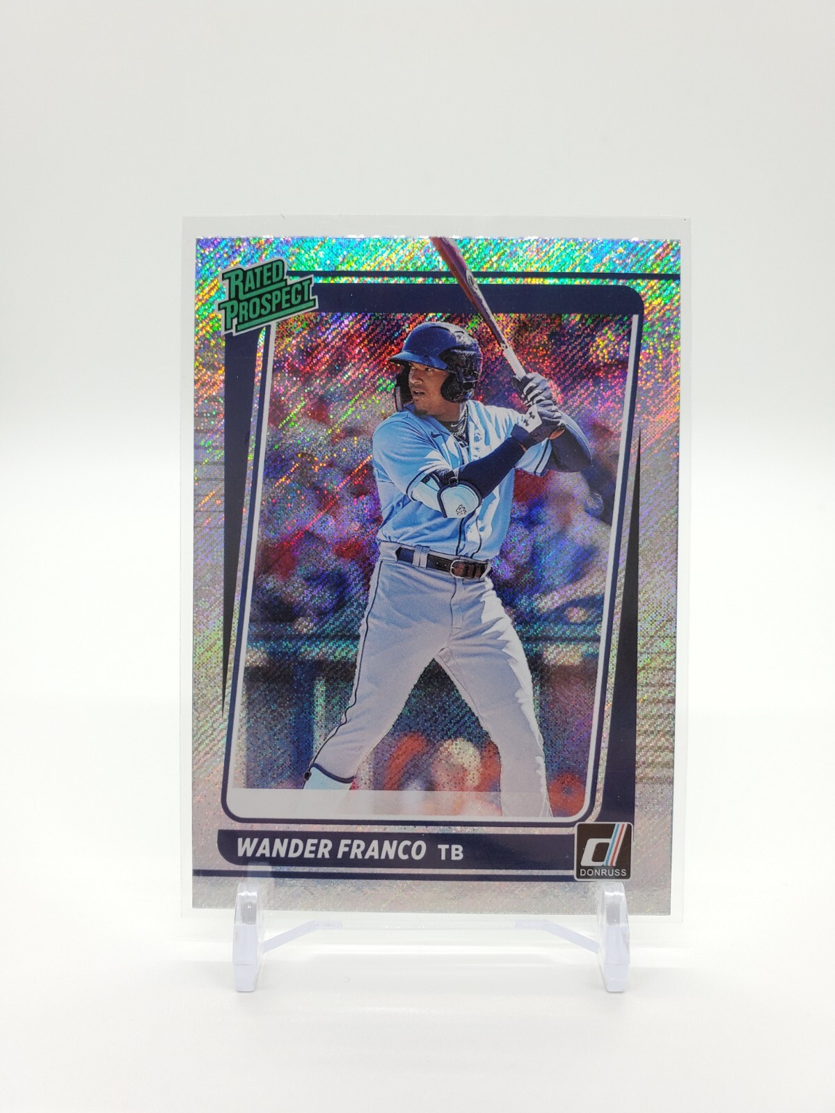Wander Franco 2021 Donruss Rated Prospect Rapture Shimmer #RP1