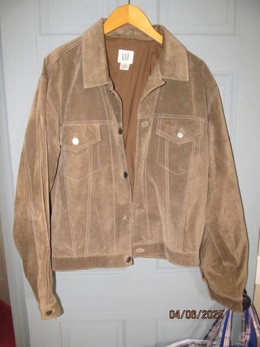 Men's Gap Suede Trucker Jacket Size L