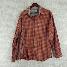 Columbia Shirt Long Sleeve Button Down Mens L Plaid 0427