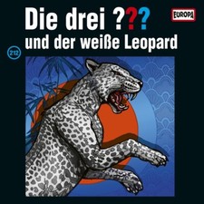 DIE DREI ??? - FOLGE 212: UND DER WEIßE LEOPARD  2 VINYL LP NEUF