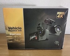 Vehicle Dual Lens BlackBox DVR Full UHD 4k Bl...