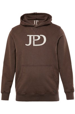 JP 1880 Herren große Größen Hoodie Brustprint Kapuze Kängurutasche 835792
