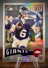 2025 Topps Chrome Football Jaxson Dart Retro Rookie Refractor Giants