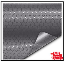 Honeycomb Matte Smoke Taillight Tint Bulk Vinyl Roll 1ft X 5ft