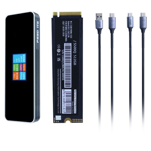 2280 M.2 External Solid States Disk USB3.1 Gen2 10Gbps Solid States Drive with - Afbeelding 4 van 9