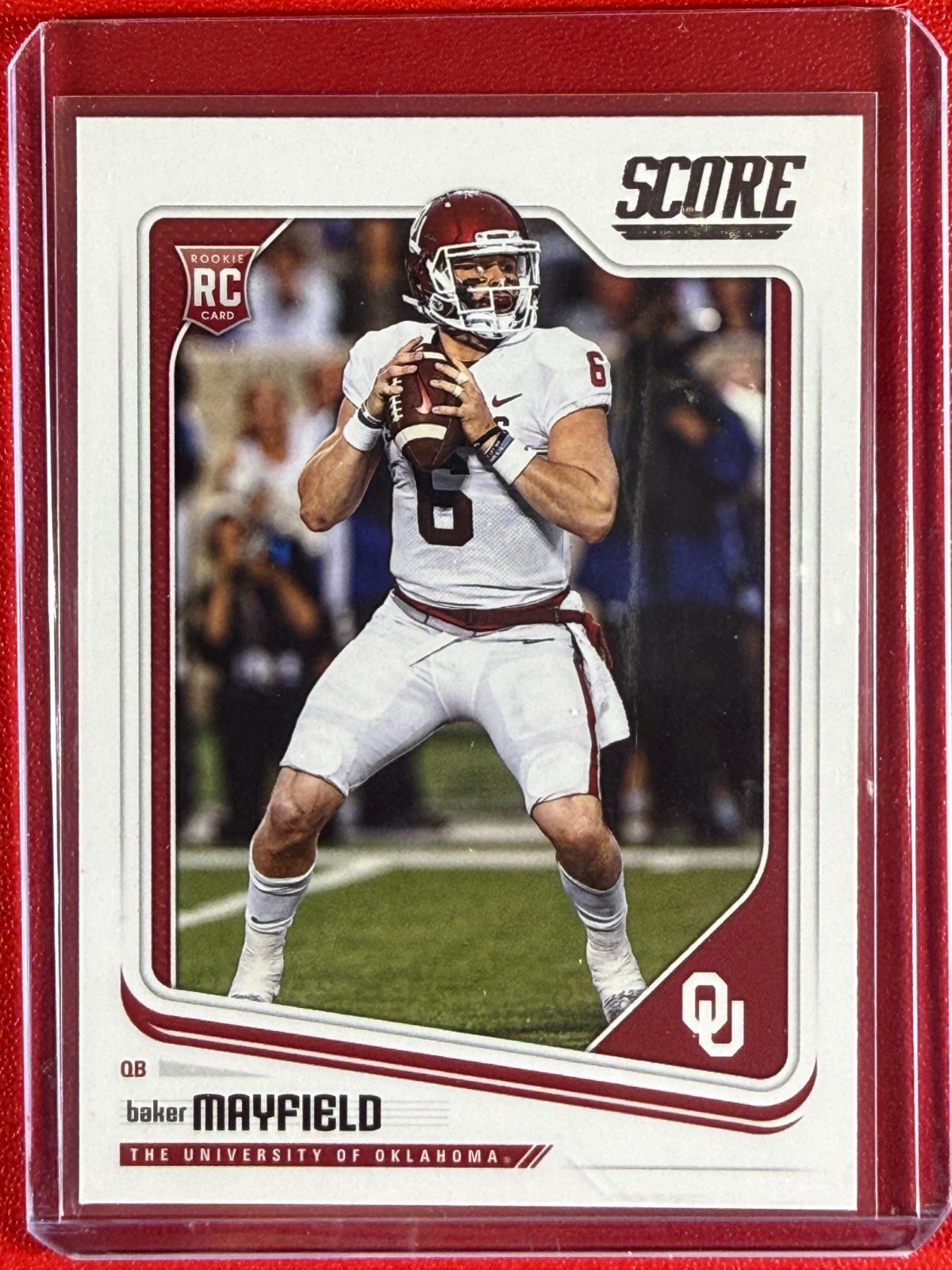 2018 Panini Score Baker Mayfield #351 Rookie (RC)