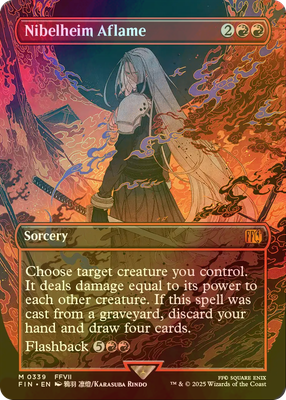 戦闘の神、ハルヴァール 拡張 フルアート foil MTG FOIL Nibelheim Aflame (Full Art ) English | eBay