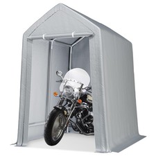 6x8 Ft Portable Outdoor Storage Shed Waterproof Uv-resistant Canopy Tent Carport