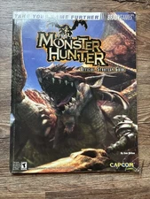 Monster Hunter Official Strategy Guide Capcom Brady Games 2004 - T324