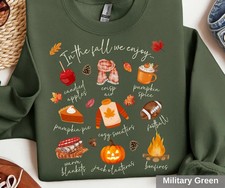 Cozy Fall Crewneck Sweatshirt Autumn Warm Top